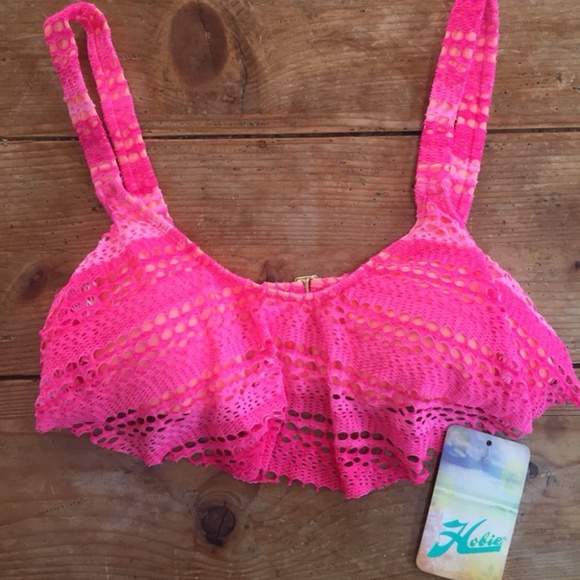 California Waves Other - 4/$25 Hobie Pink Swim Bikini Top Large New w/ Tag